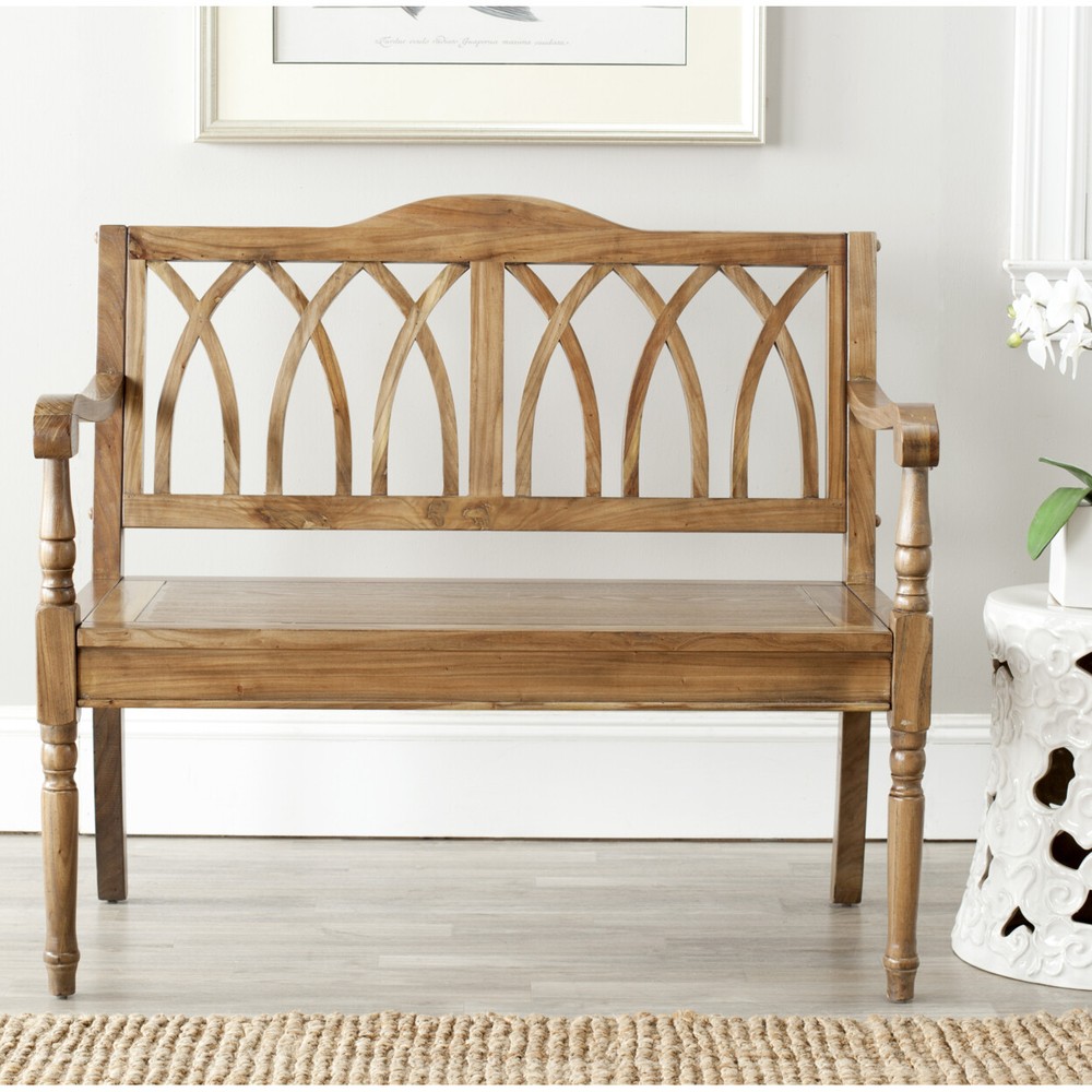 SAFAVIEH Benjamin Bench | Oak |