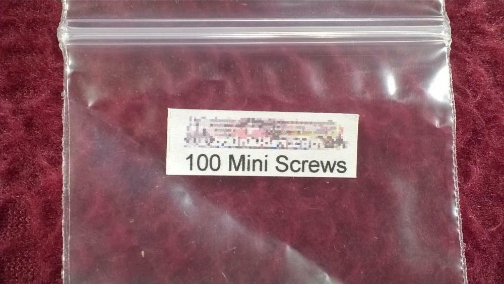 #1 MINI SCREWS (100) 10mm PHILLIPS