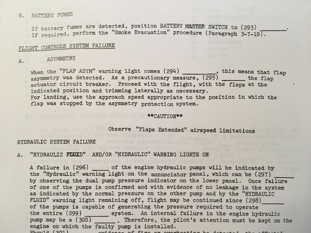 Embraer Bandeiaante EMB-110 Pilot's Operating Manual Study Guide
