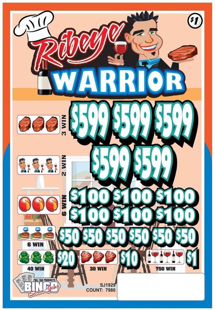 NEW pull tickets RIBEYE WARRIOR - Instant Tabs