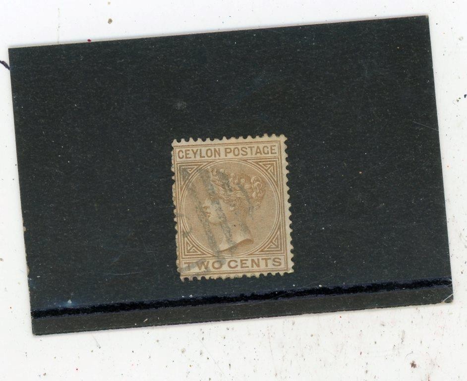 Ceylon 1872 Scott# 63 Canceled