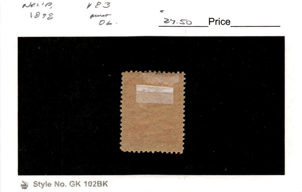 Newfoundland, Postage Stamp, #83 Mint Hinged, 1898 (AB)