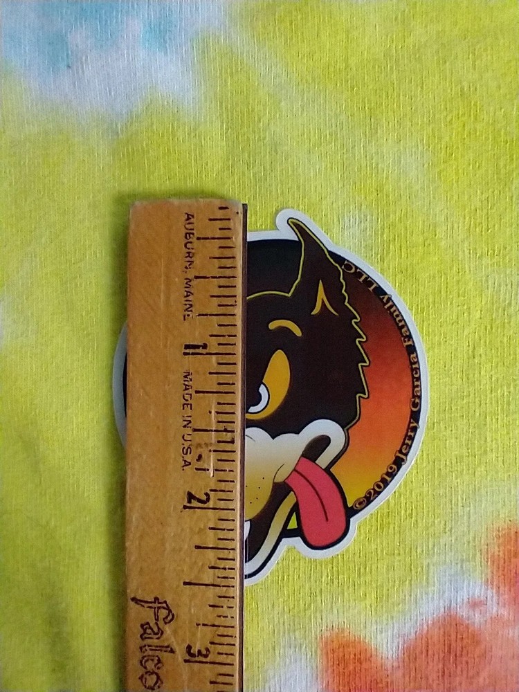 Grateful Dead Jerry Wolf MINI 2.5 Inch Sticker