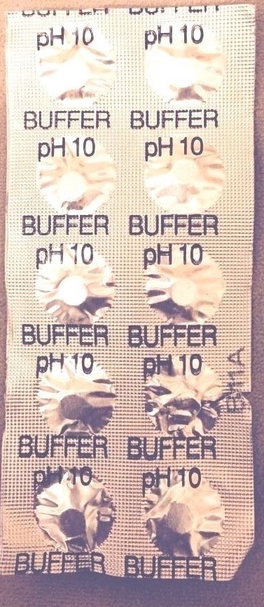 Lovibond Water Test Tablets (Strips of 10) pH 10 Buffer solution