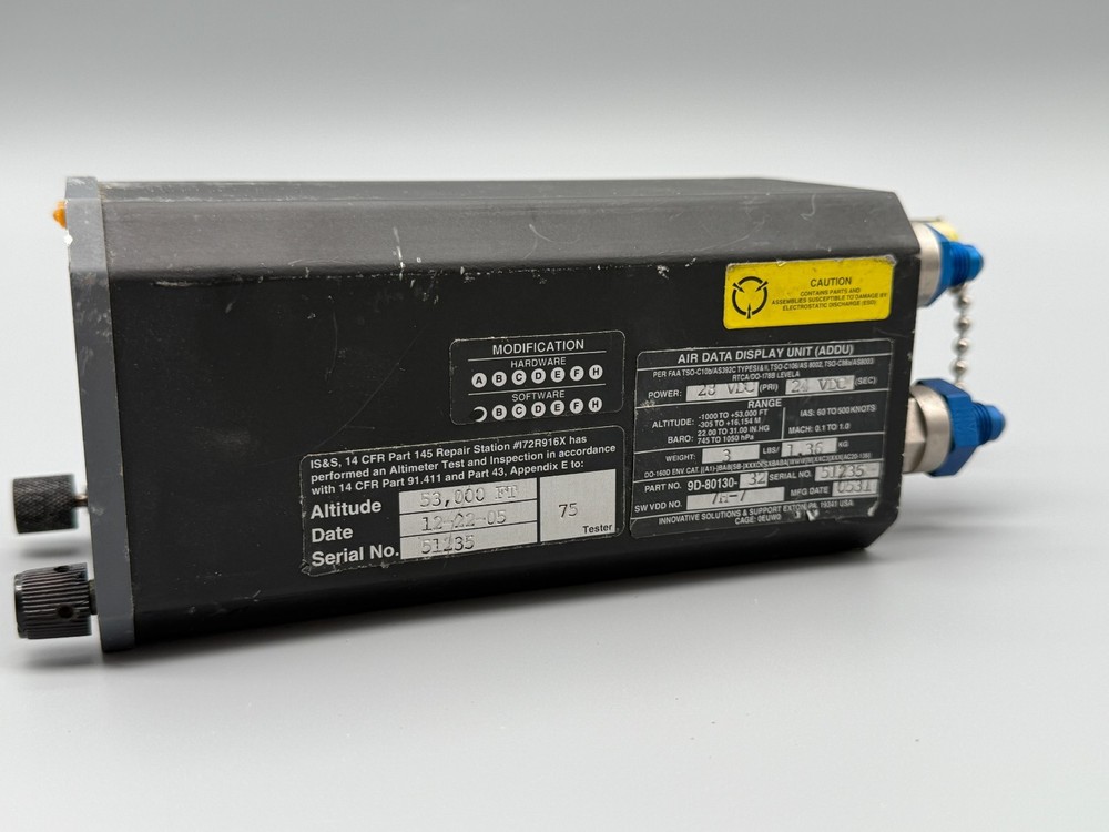 IS&S - Air Data Display Unit (ADDU) PN 9D-80130-32