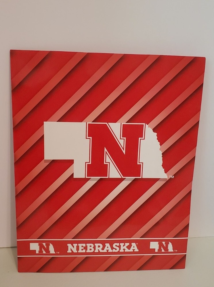 NEBRASKA HUSKERS 2- POCKET FOLDER-SET OF 6