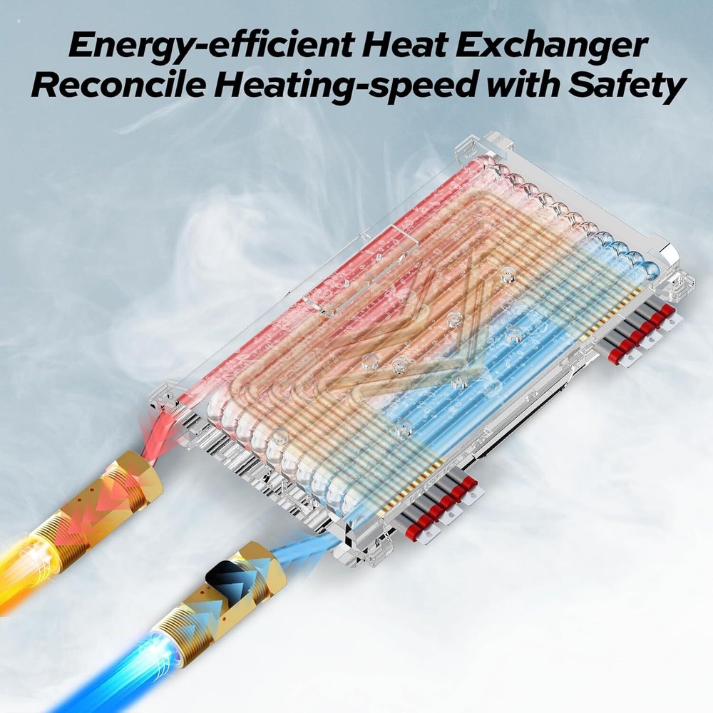 18KW 4.4 GPM Tankless Hot Water Heater Electric ‎for the Whole House Use Gary