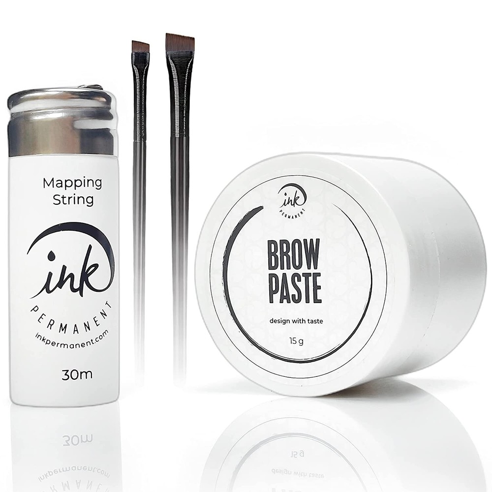 Set for Permanent Makeup and Microblading Brow White Brow Paste Pre-Inked