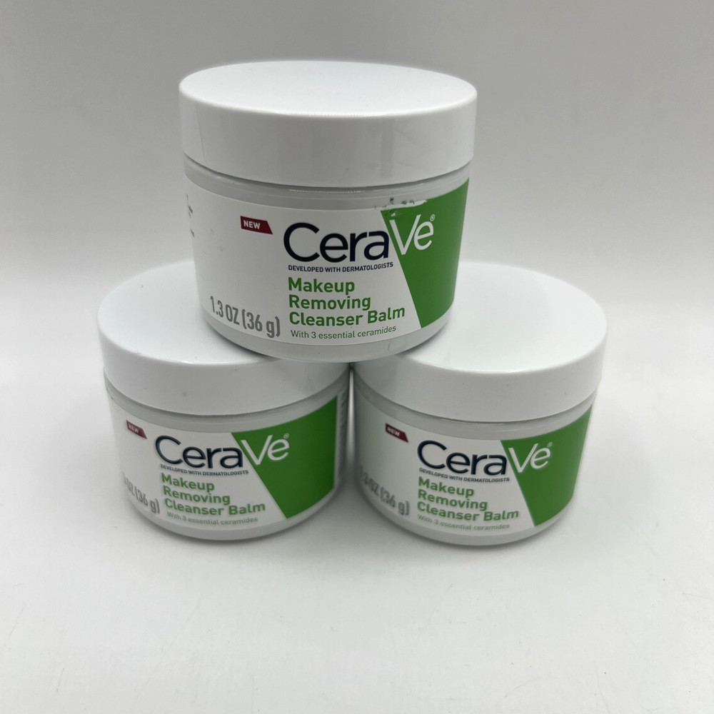 CeraVe Makeup Removing Cleanser Balm 1.3 oz 3 Pack