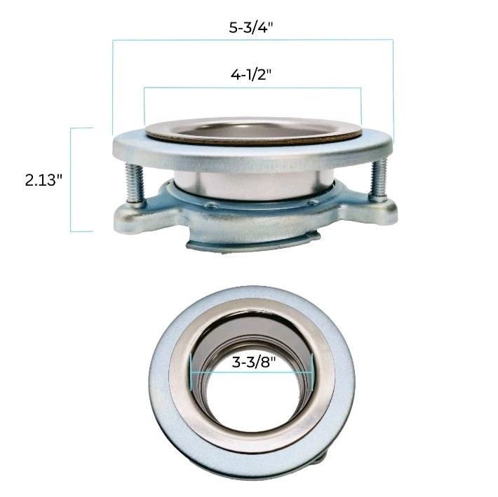 Mr. Scrappy Quick Lock Mount Kit Replacement for 3-Bolt Garbage Disposal