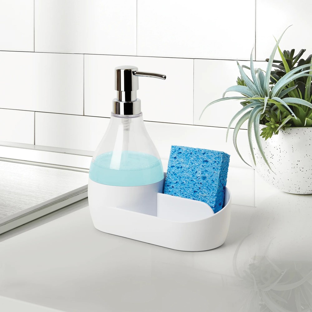 Soap Pump Sponge Holder Dispenser