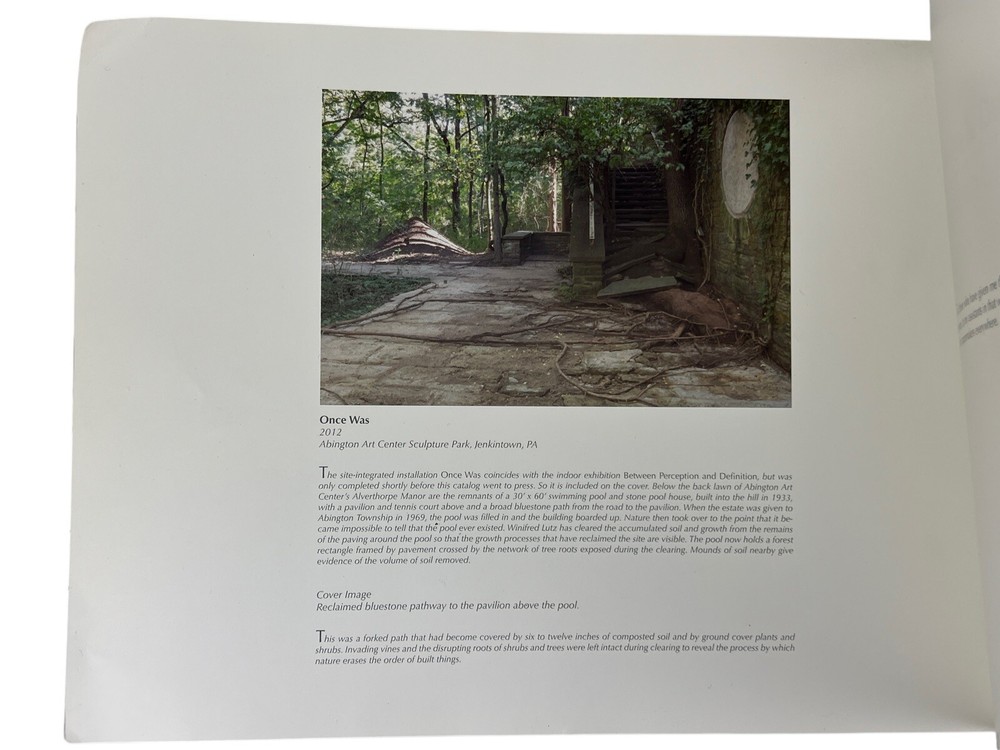 Winifred Lutz BETWEEN PERCEPTION & DEFINITION 2012 Work Art Exhibition Catalog