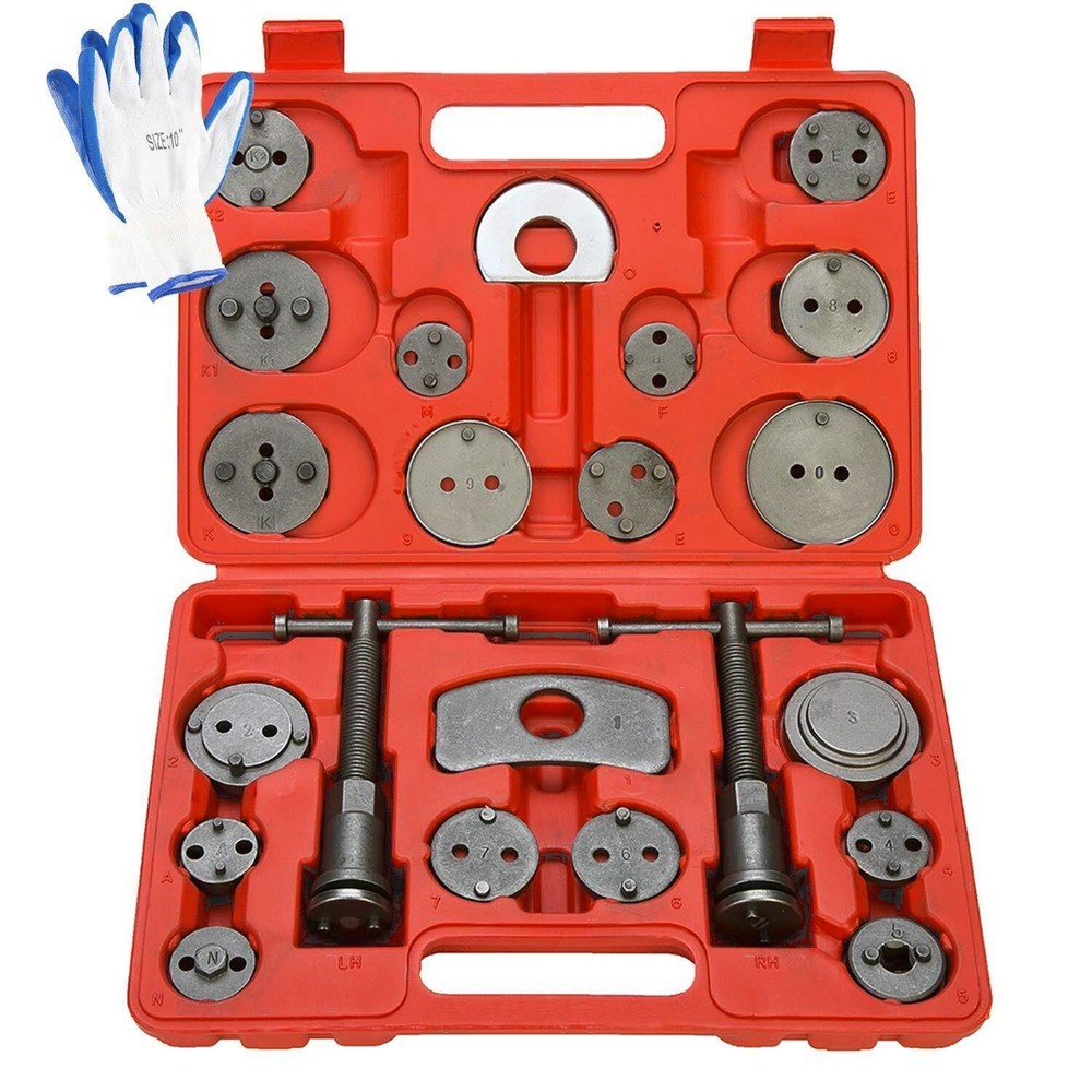 24 Pack Disc Brake Caliper Compressor Wind Back Tool Set Professional Tools Kit