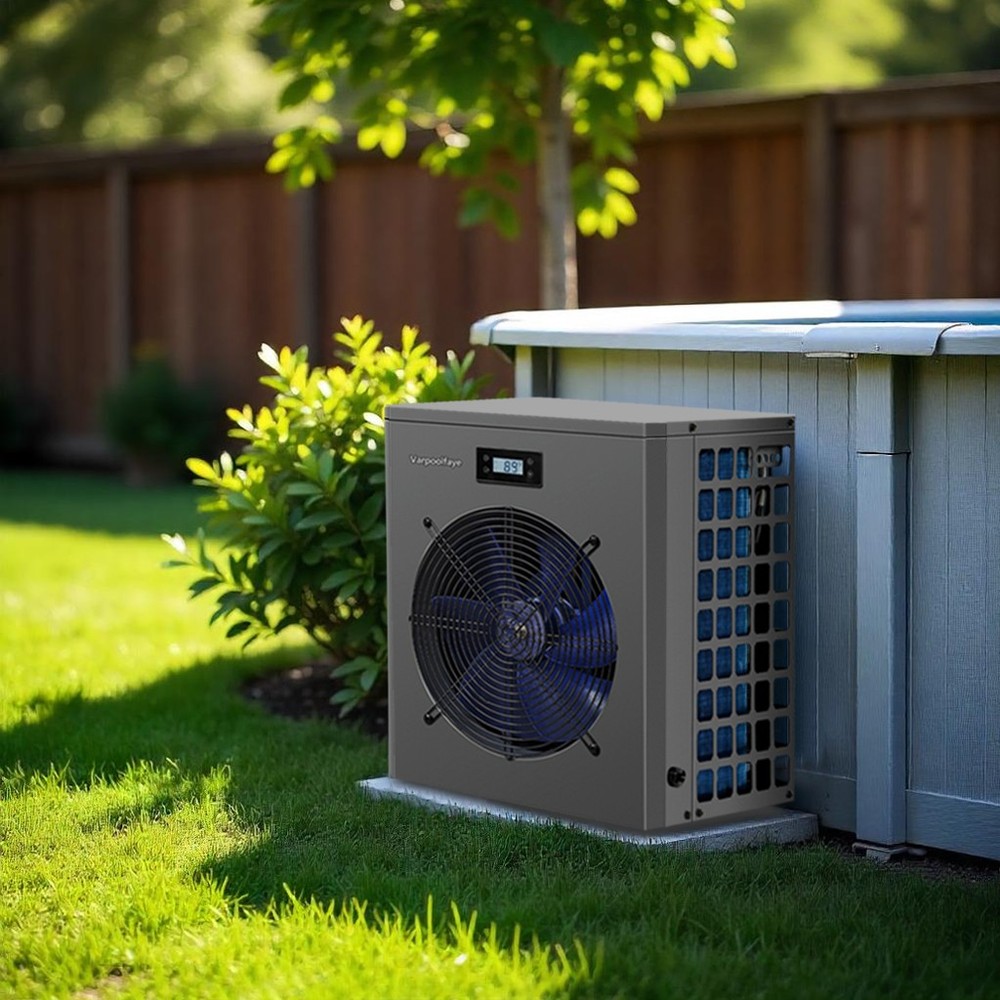 Pool Heater Pump 16000/27000BTU Swimming Pool & Spa Heater for Above Ground Pool