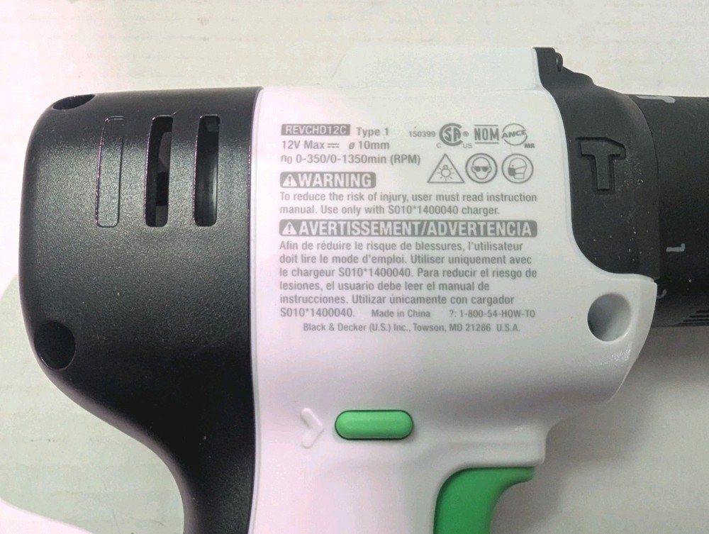 BLACK+DECKER Reviva 12V Drill - REVCDD12C