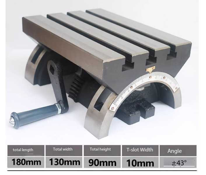 Tilting Workbench Adjustable Angle Workbench Workbench for Milling Machine