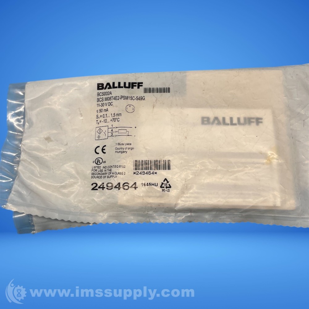Balluff BCS002A Capacitive Sensor FNFP