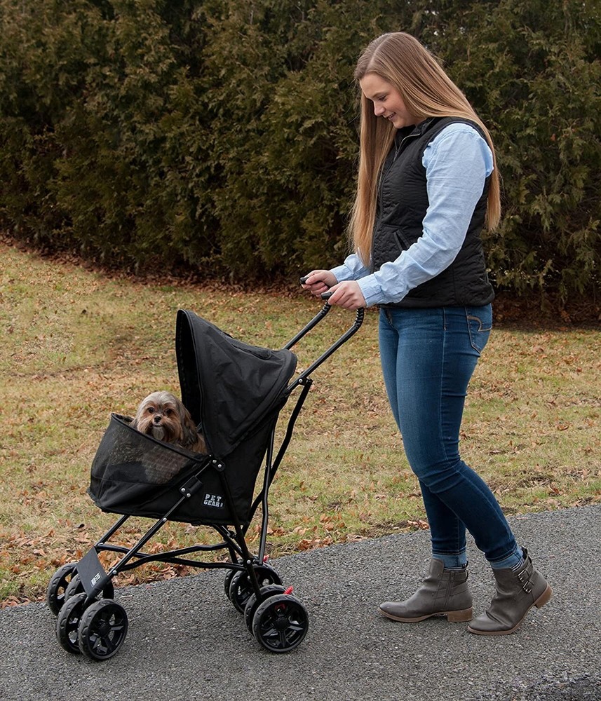 Pet Gear Travel Lite Plus Stroller, Compact, Easy Fold No Assembly Required