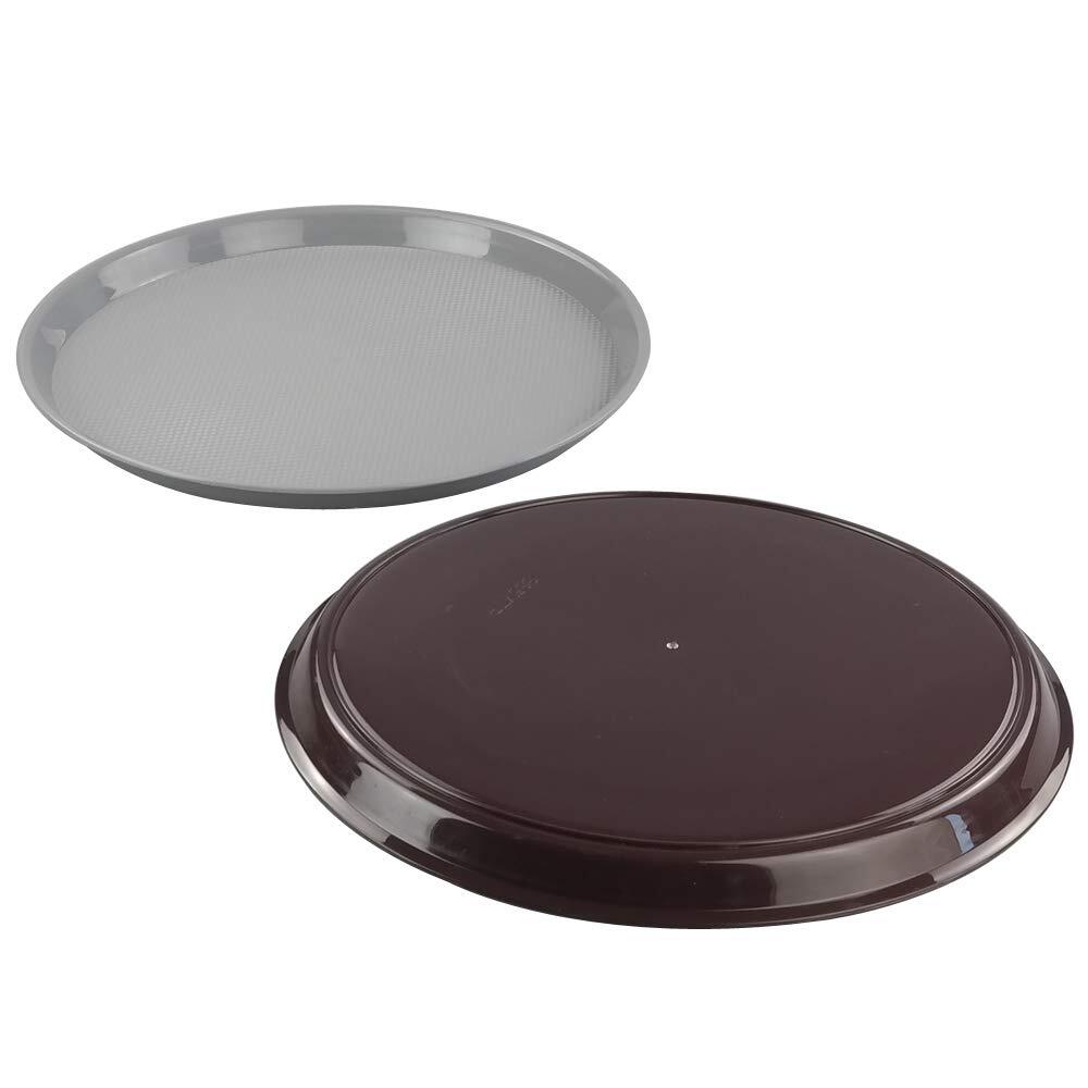 Plastic Round Serving Trays 3 Packs