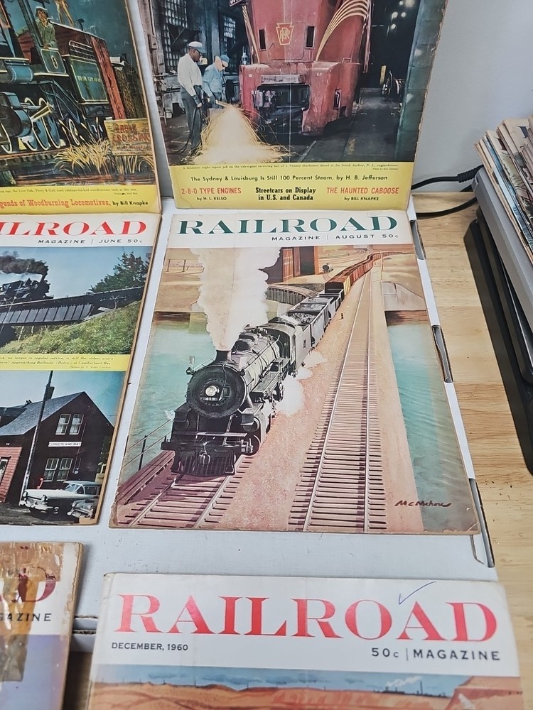 Railroad Magazine 1960 6 Issues Full Year.