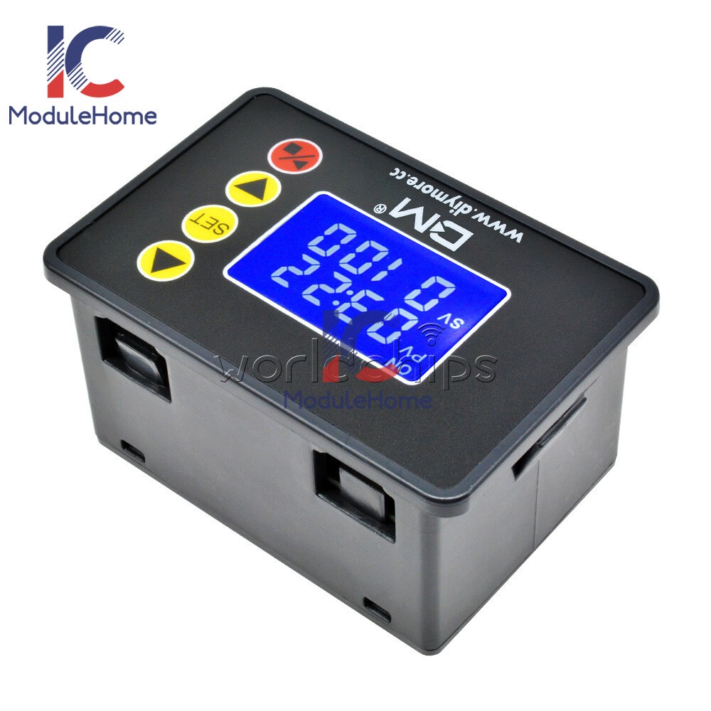 AC110~220V 1.37"LCD Microcomputer Time Controller Timing Module 10A 0000~9999S