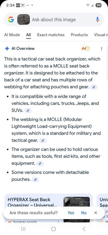 tactical car seat organizer