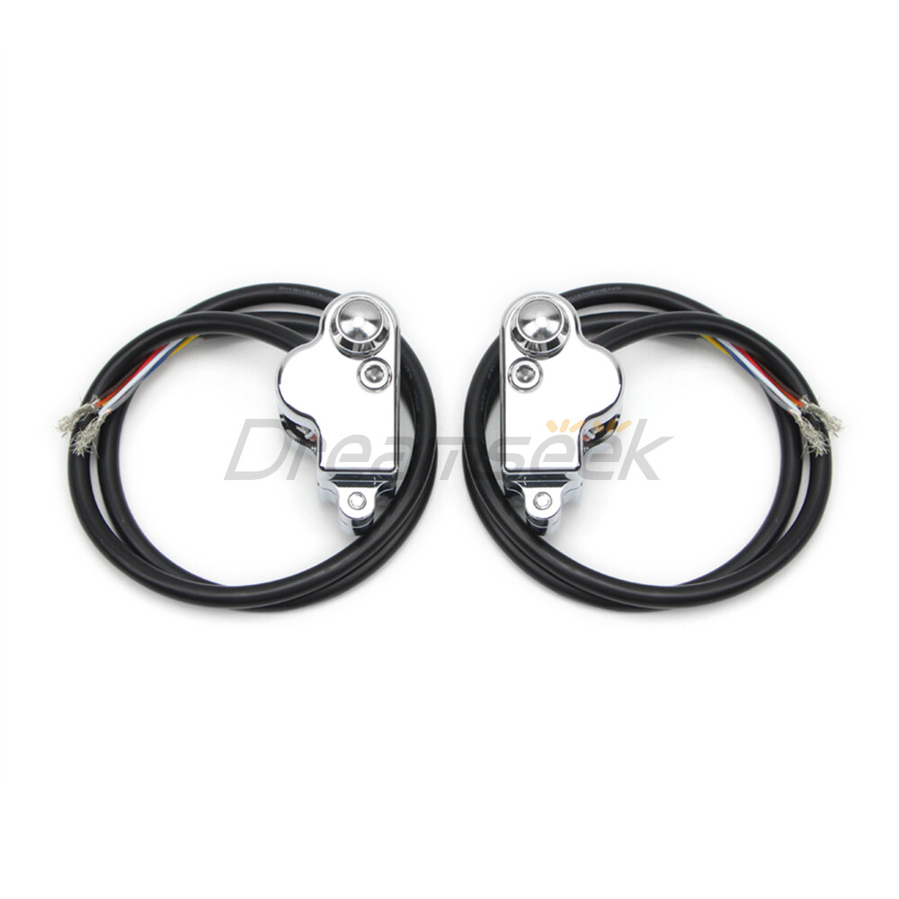 25mm Universal Handlebar Switch Horn Button Control for Harley Suzuki Motorcycle