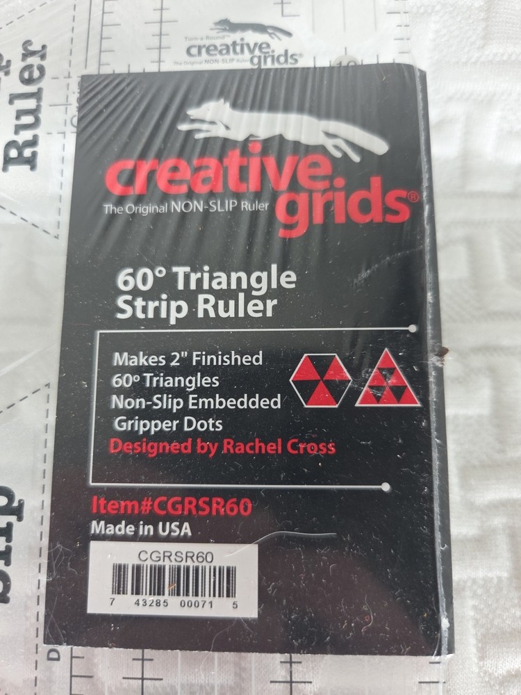 Creative Grids 60 Degree Triangle Ruler