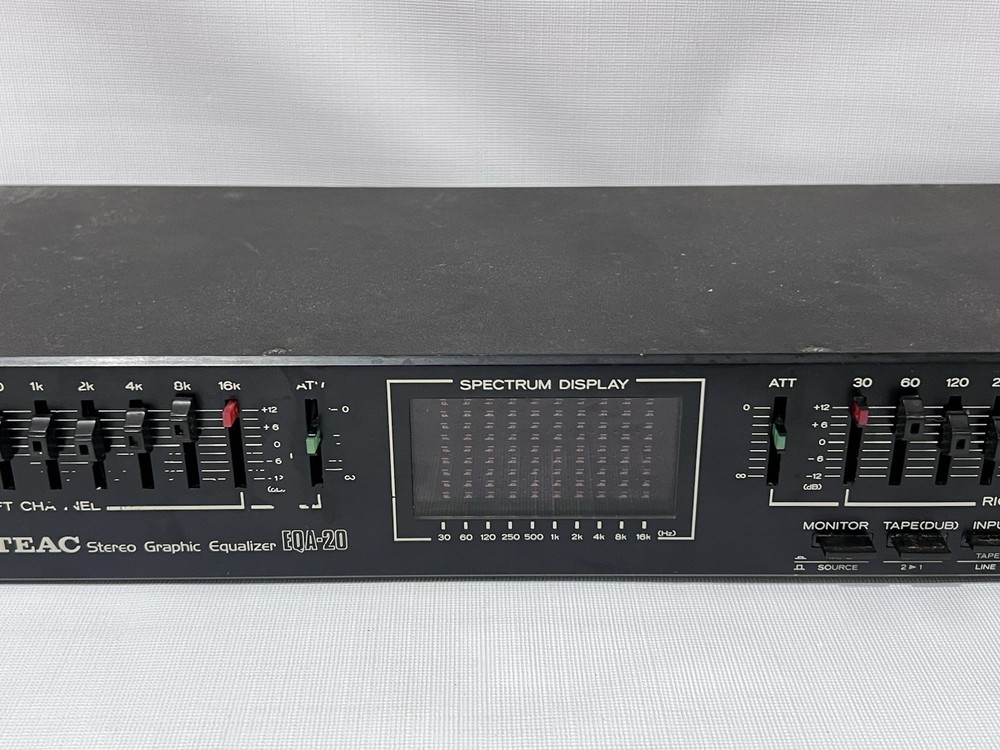 Teac Eqa-20 10 Band Equalizer Works Few Missing Caps