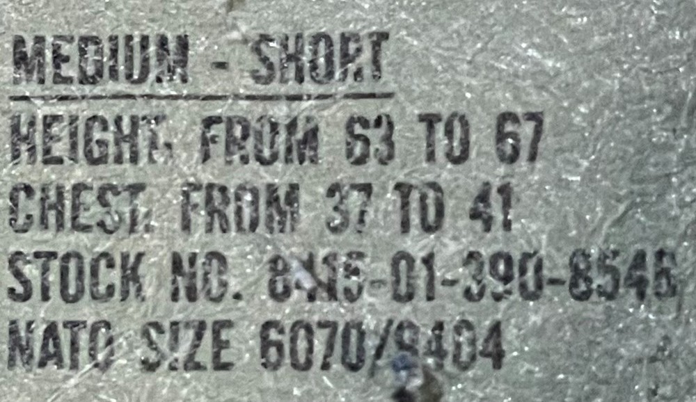 Authentic, Military, USAF, BDU, Men’s Medium Short,Camouflage, Pattern, Coat