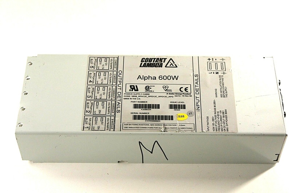 J40032 LAMBDA  Alpha 600W Modular Power Supply