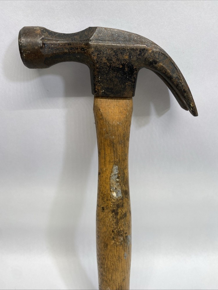 13" Curved Claw Hammer #1 With Wooden Handle
