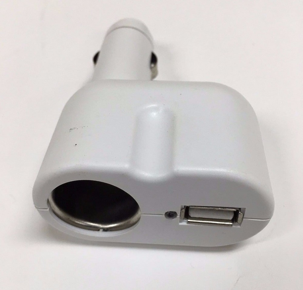 USB CAR CIGARETTE LIGHTER SOCKET LED SPLITTER DC12V 24V CHARGE ADAPTER ASK-V3