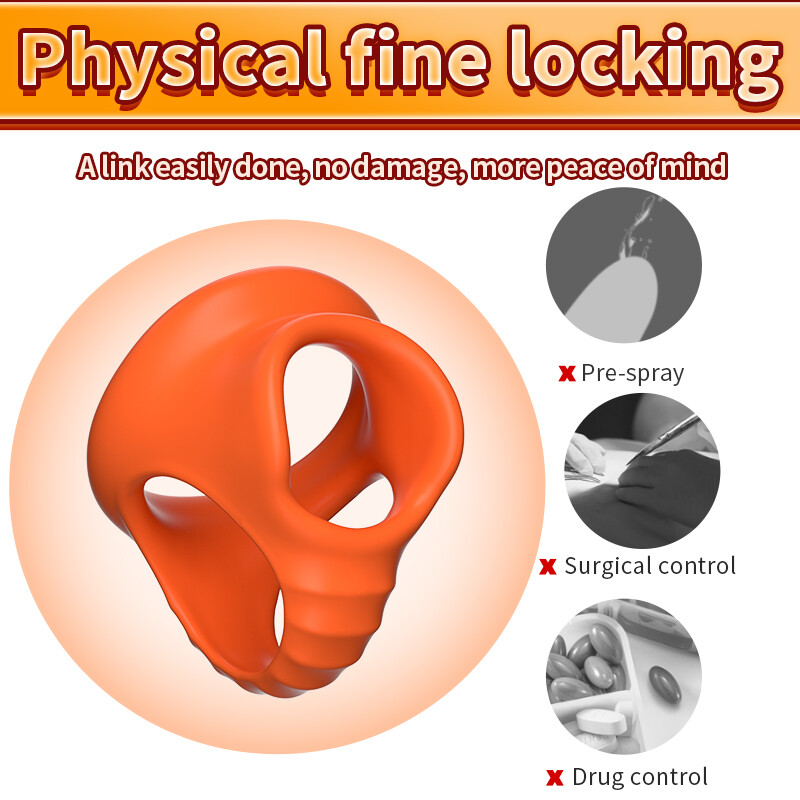 Reusable Penis-Enhancer-Extender-Ring Men Delayed Ejaculation Condom Chastity