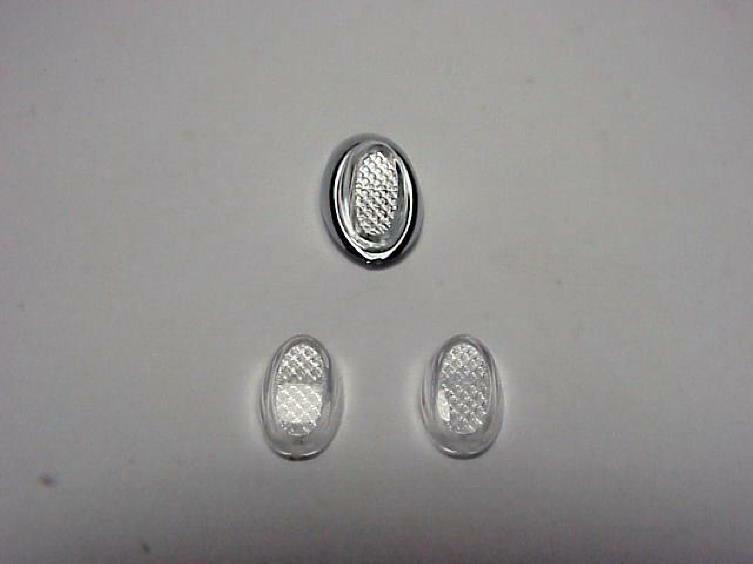 COX DUNE BUGGY CLEAR TAIL LIGHT LENSES. INJECTION MOLDED PLASTIC