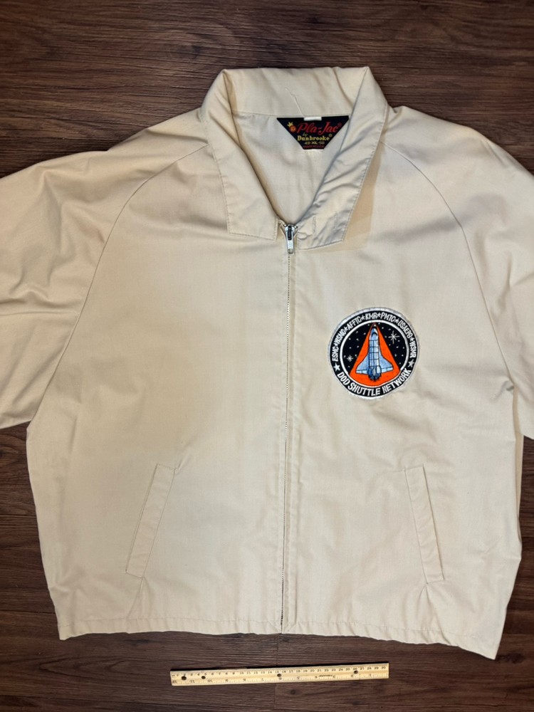 Vintage NASA Space Shuttle Jacket - DOD Shuttle Network- Shuttle Support Team