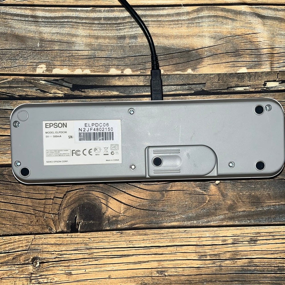 Epson Document Camera ELPDC06 Unit Only Pre Owned