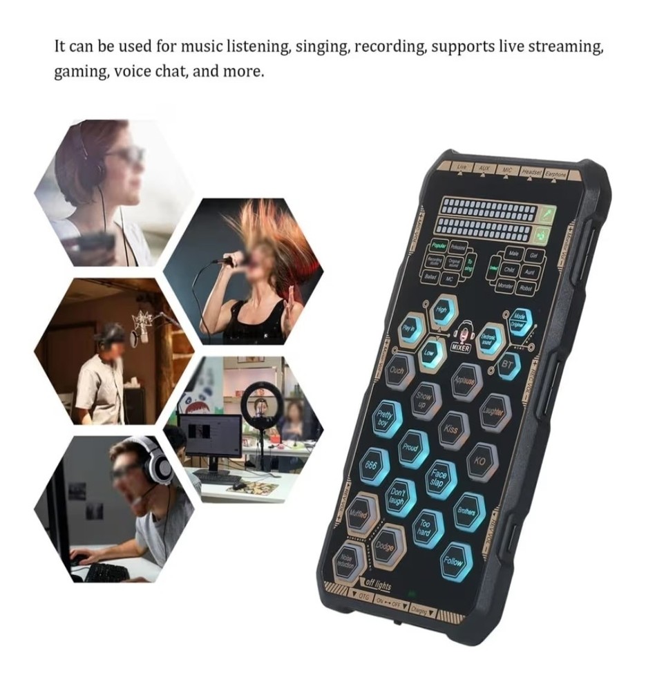 Universal Sound Card for Mobile Phone and Computer