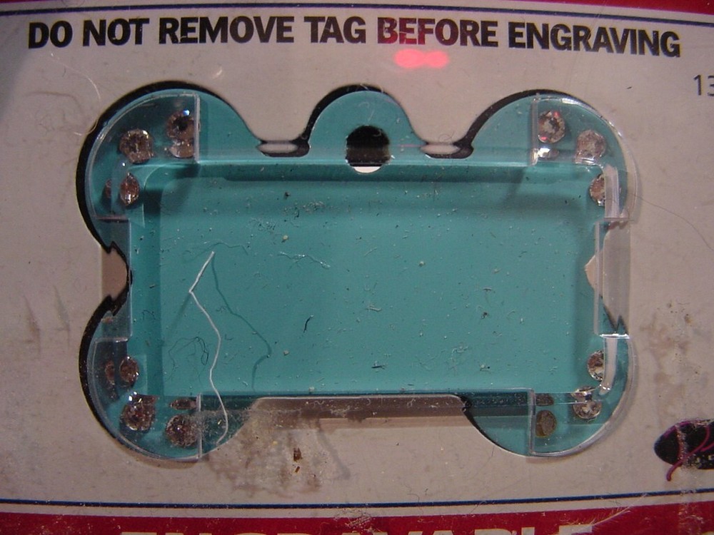 NEW - ENGRAVABLE PET I.D. TAG - DOG BONE
