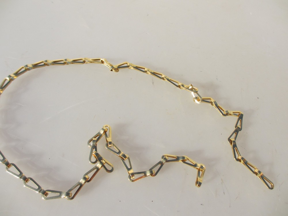 Vintage Brass Lighting Chain Hanger Loop Chandelier Light Pull Plug Old 71cm 28"