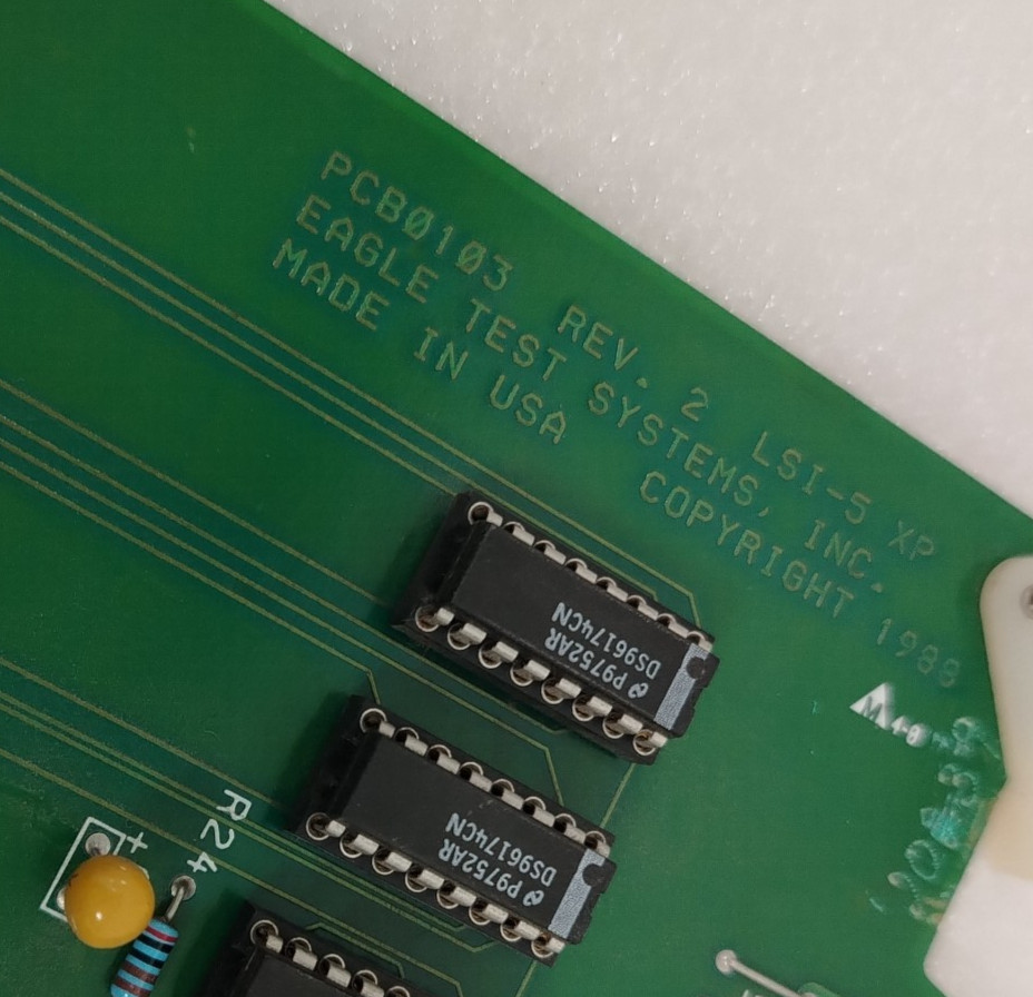Eagle Test ASM623 PCB0103 REV.2 LSI-5 XP Board Used In Eagle Test ETS-600D