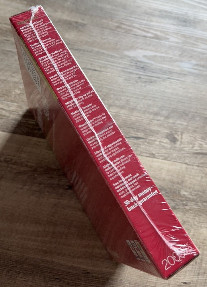 McAfee Internet Security Suite 2005 Version 7.0 - Vintage Software PC Win 98/XP