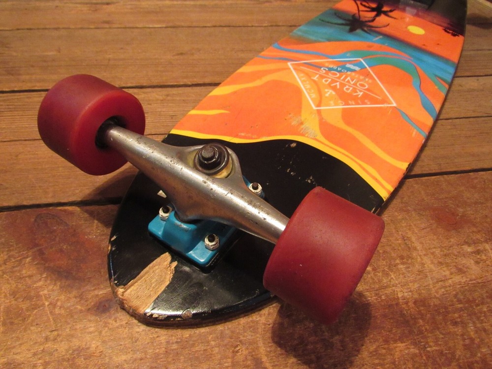 KRYPTONICS Beach Ocean Sun Down skateboard "SINCE MCMLXV" longboard - 36" Long