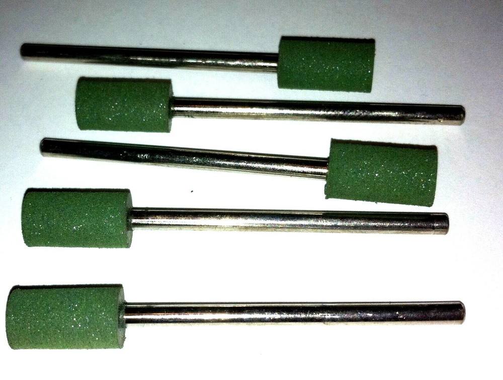 Dremel 461 Mounted Rubber Polishing Points barrel cylinder medium grit