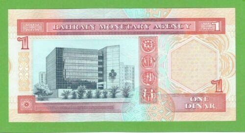 BAHRAIN 1 DINAR 1973/1993 P-13 UNC