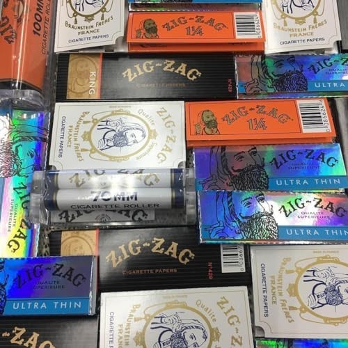 70MM Cigarette Rolling Machine - Pack of 12, Easy Use, Portable, Durable