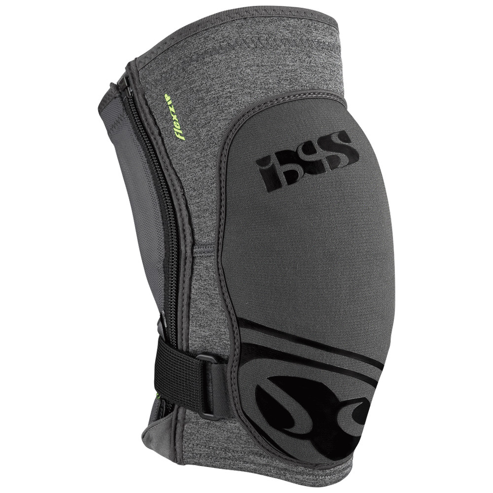 iXS Flow Zip Knee Pad Grey XXL Grey