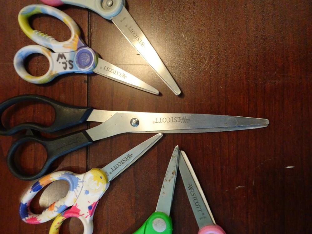 6 Pairs Scissors Westcott