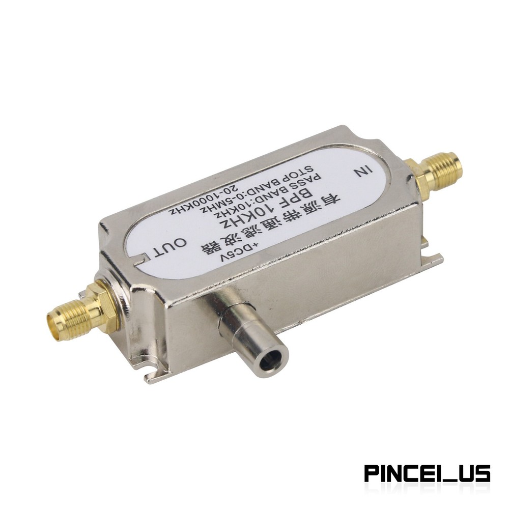 10KHz BPF Single Power Supply Active Bandpass Filter 45dB Suppression RF Acc