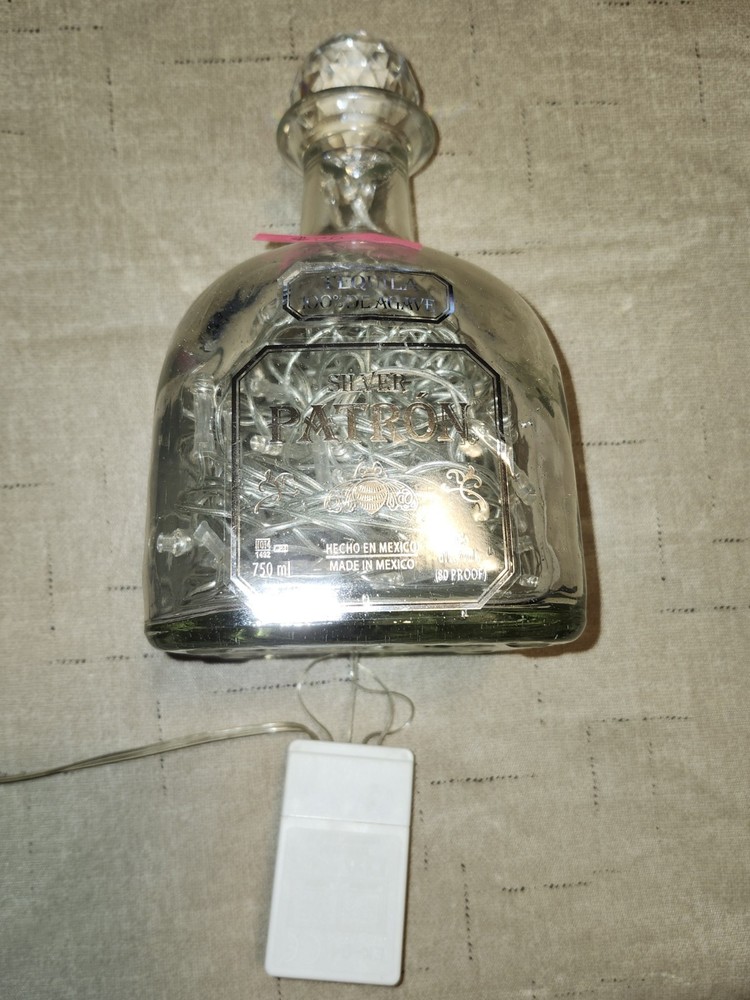 Electrified /Lighted Patron Bottle
